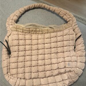 Quilted Beige Women's Bag